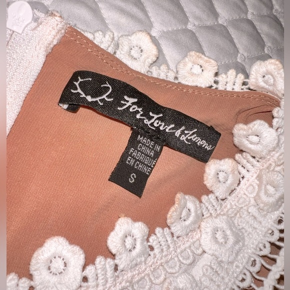 For Love & Lemons White Crop Top - Picture 3 of 3